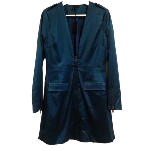 Revolve Mini Dress NWT NBD Manuela Satin Size Small - Picture 4 of 12